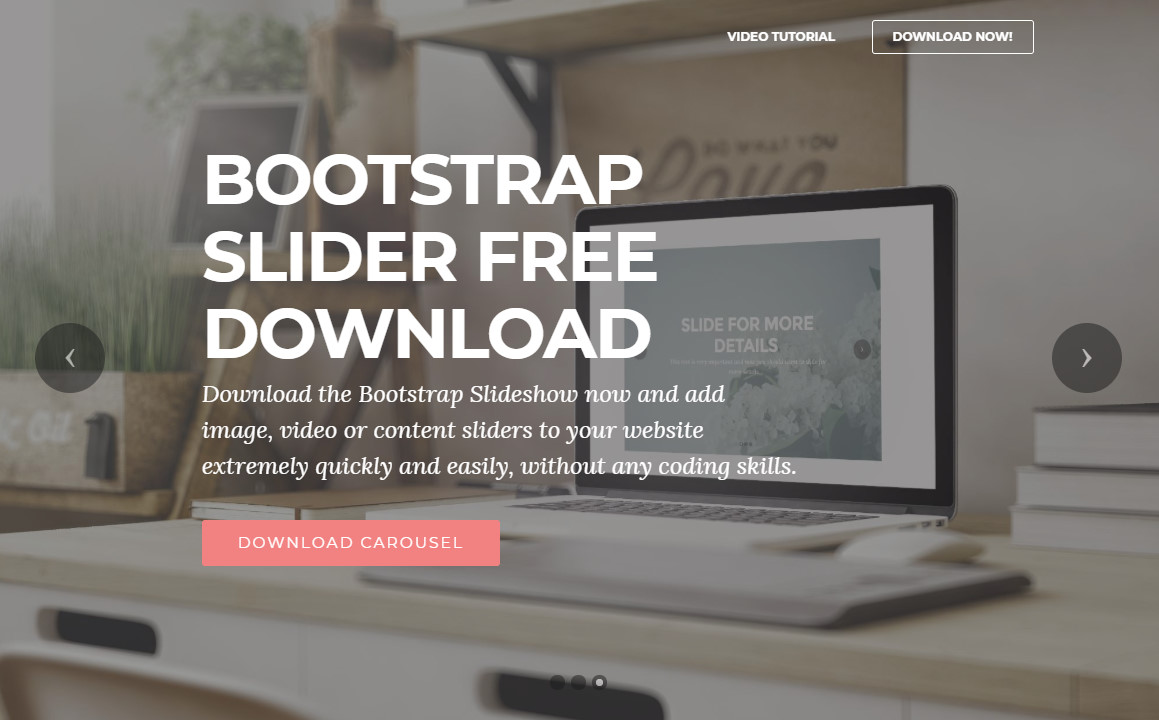 Bootstrap Image Slider