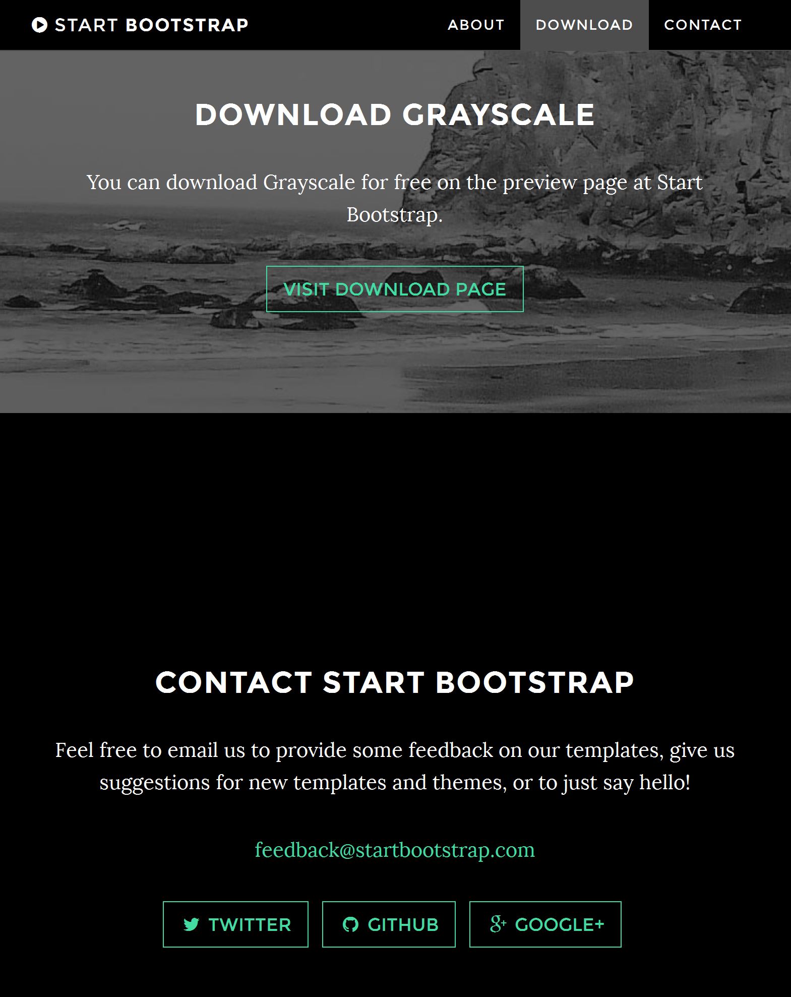 Bootstrap Profile Page Template