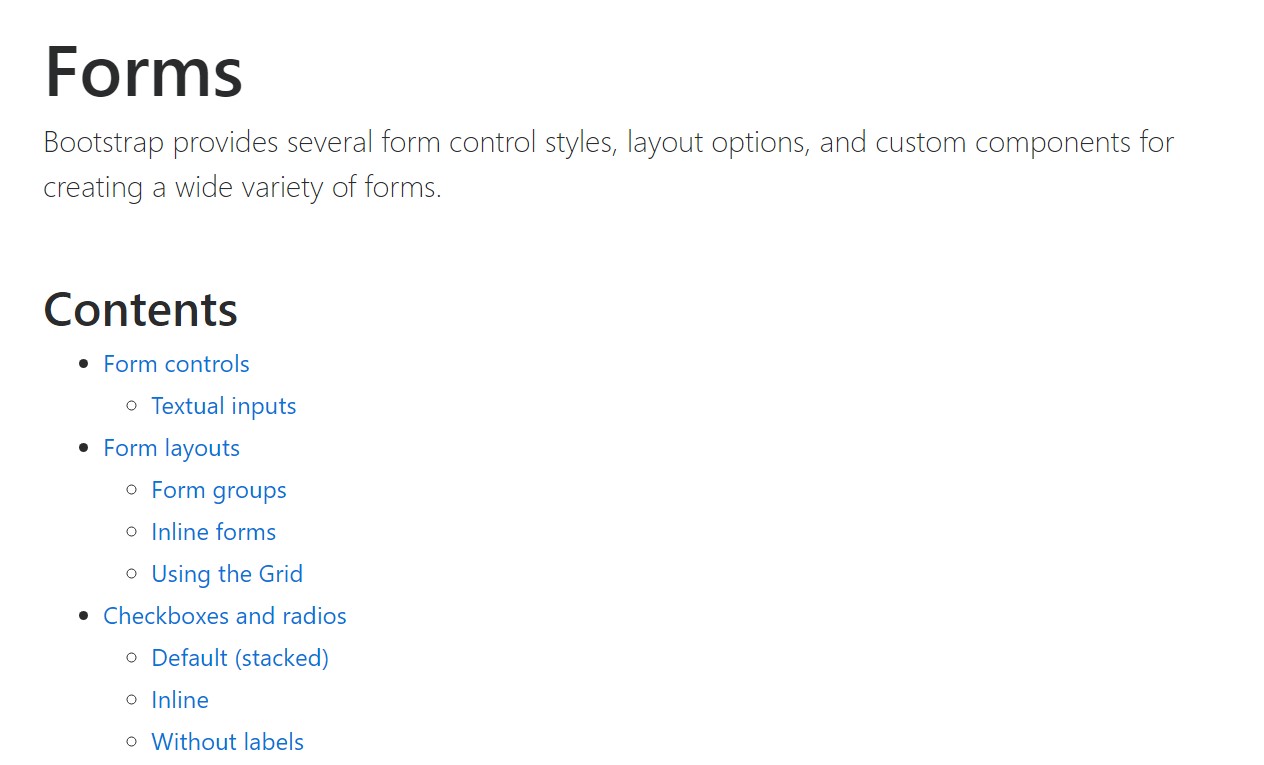  Application of the label  inside in Bootstrap Forms:  formal  documents