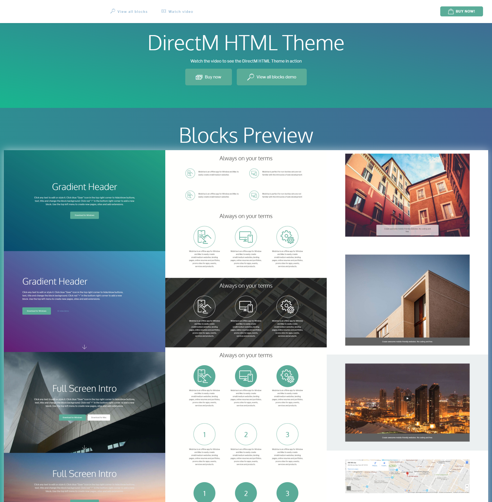 Responsive Bootstrap DirectM Themes