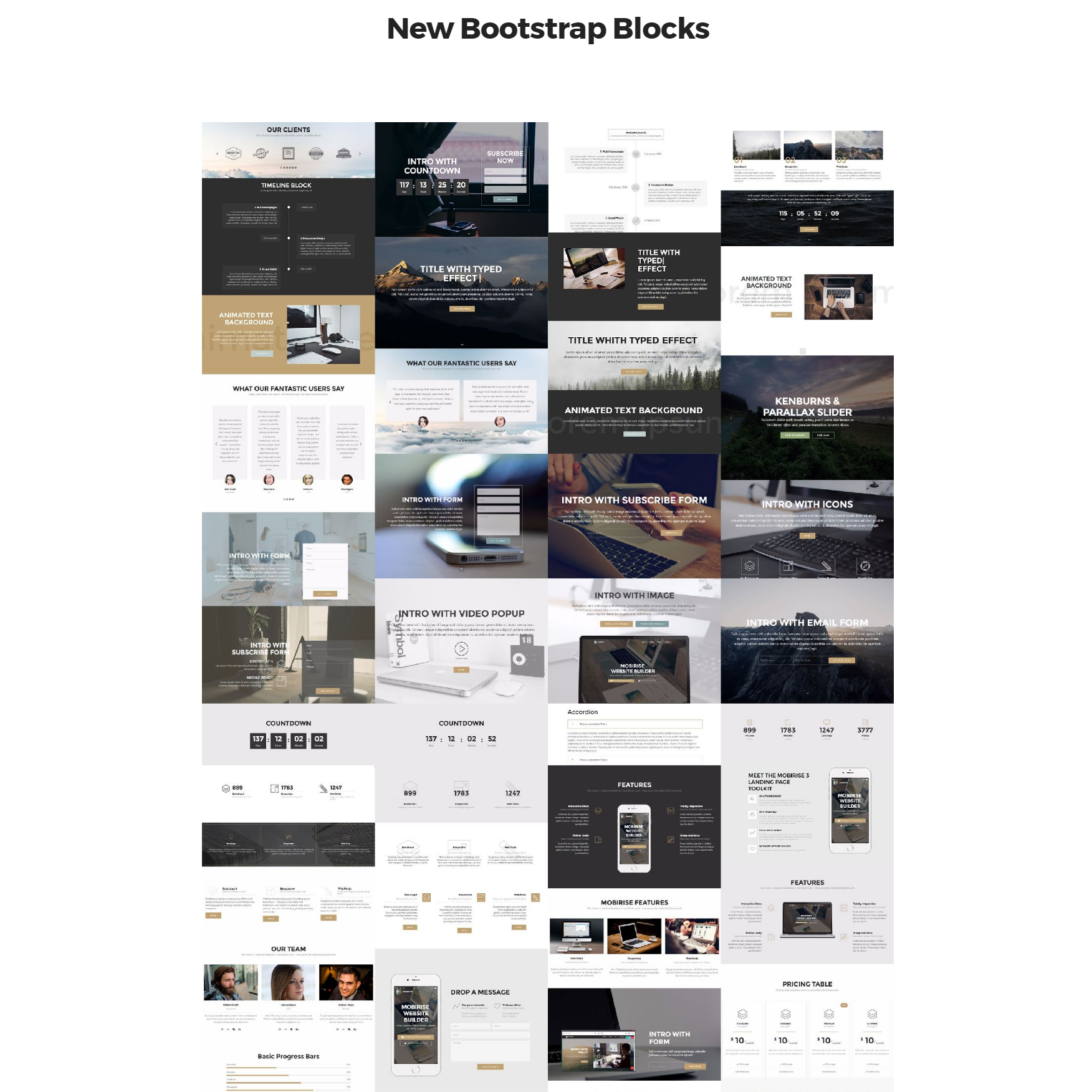 Responsive New Bootstrap Themes