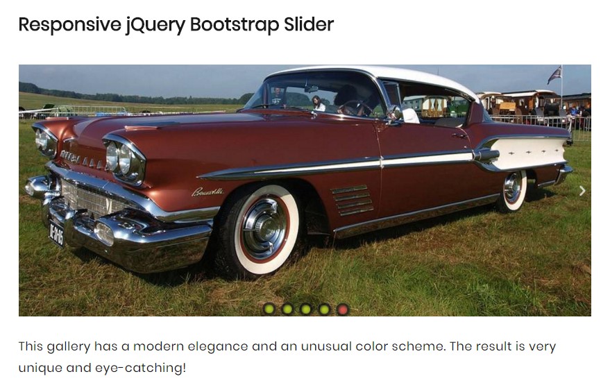  Bootstrap Image Gallery Slider 