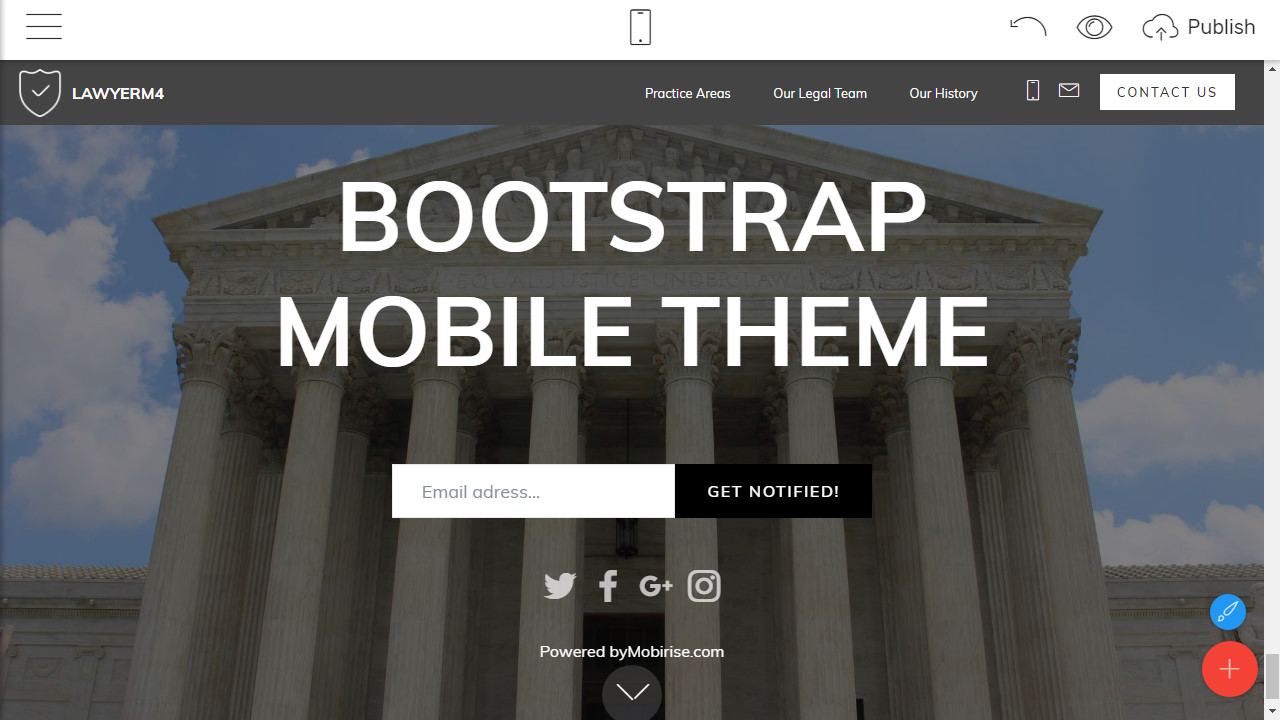 HTML5 Webpage Template